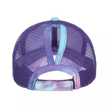 Весной и летом новая кепка с принтом «конский хвост» с дырками, бейсболка, кепка, кепка от солнца Adjustable жёлтый