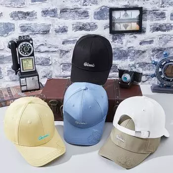 Весной и летом новая модная бейсболка для гольфа с вышивкой букв для мужчин и женщин, уличная солнцезащитная кепка с утиным язычком для стрельбы на открытом воздухе чёрный