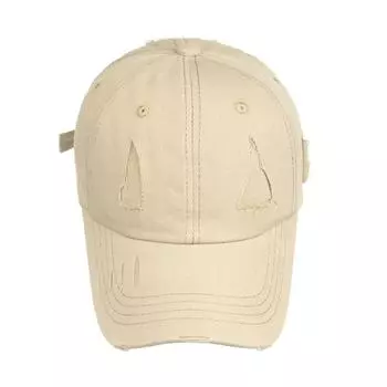 Весной и летом новая однотонная бейсболка с дырочками для мужчин и женщин корейская версия кепки весенне-летняя модная шляпа от солнца Adjustable синий