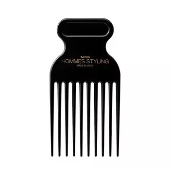 VESS in Mesh Comb Comb Coarse Pomade For Barber Style [Made Japan] Men s (Black Afro)