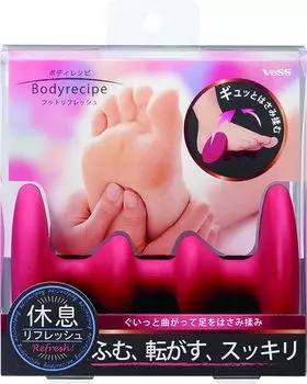 Vess Made in Japan Body Recipe Foot Refresh Sole Foot Pressure Massage Outlet (Нормальная твердость) БРЭ-1200