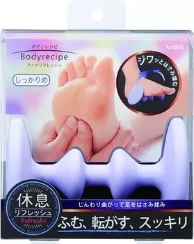 Vess Made in Japan Body Recipe Foot Refresh Sole Foot Pressure Massage Outlet (Жесткий) БРЭ-1201 белый