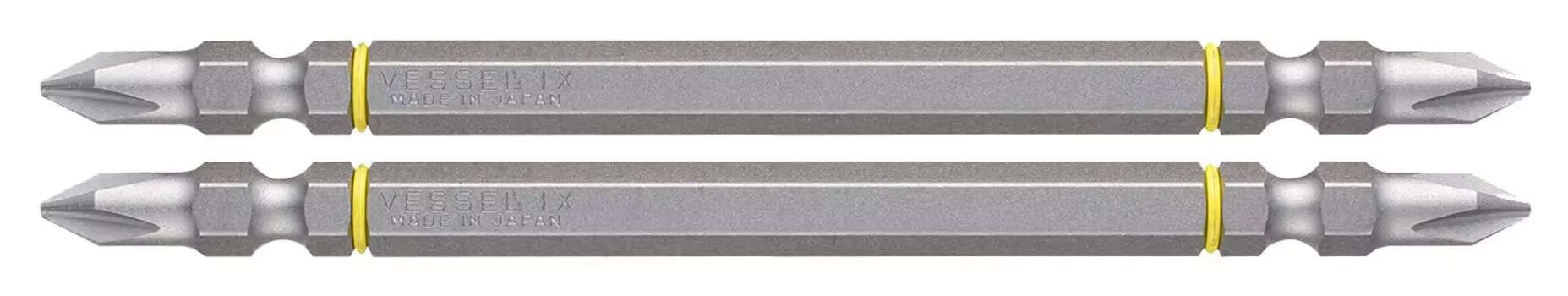 VESSEL 40V Compatible Problem Solving Bit No Shaking Double Ended Bit x 110 Set of 2 DC141110 +1
