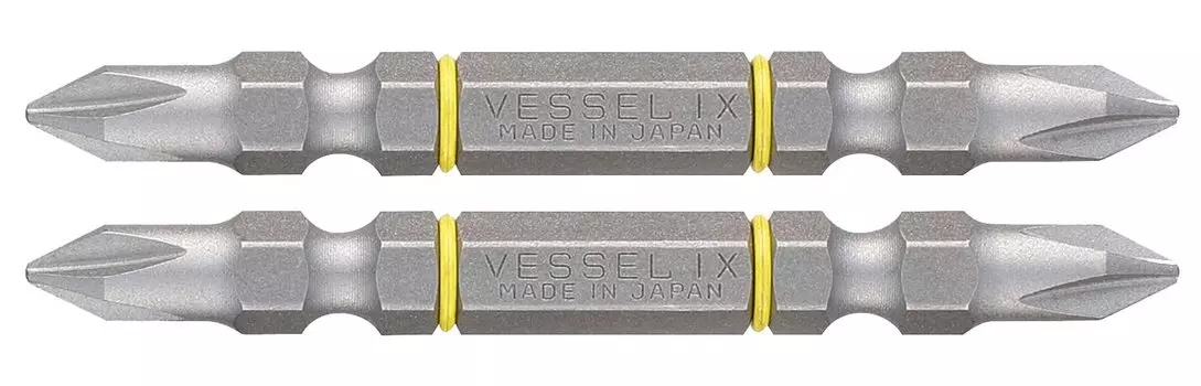 VESSEL 40V Compatible Problem Solving Bit No Shaking Double Ended Bit x 65 Set of 2 DC141065 +1