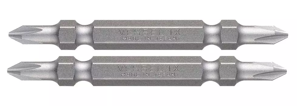 VESSEL DS141065 40V Compatible Problem Solving Bit Easy to See Double Ended Bit x 65 Set of 2 +1