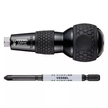 VESSEL Hassel Шаровая рукоятка Проникновение Hassel Bit x (С +2 100) 230HW-2