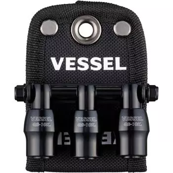 VESSEL Limited Edition Quick Catcher Triple Holder черный QB-10B3KK Подлинный оригинал из Японии чёрный