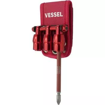 VESSEL Limited Edition Quick Catcher Triple Holder красный QB-10B3RR Подлинный оригинал из Японии красный