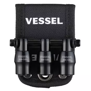 VESSEL Limited Quick Catcher Triple Holder Black QB-10B3KK