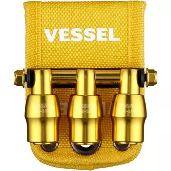 VESSEL Limited Quick Catcher Triple Holder Желтый QB-10B3YY Подлинный оригинал из Японии жёлтый