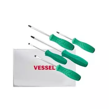 VESSEL Sepadora Eco Driver with Case 5 Piece Set 550-5PS
