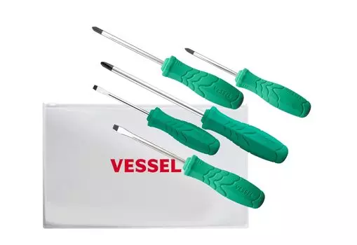 VESSEL Sepadora Eco Driver with Case 5 Piece Set 550-5PS