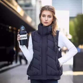 Vest New Women s Jacket Winter Warm Cotton Jacket Vest Jacket Physical Batch M