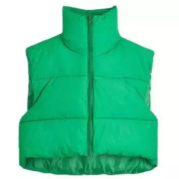 Vest Women Winter Intensification Stand Collar Sleeveless Vest Coat Gift Girls DarkGreen,S
