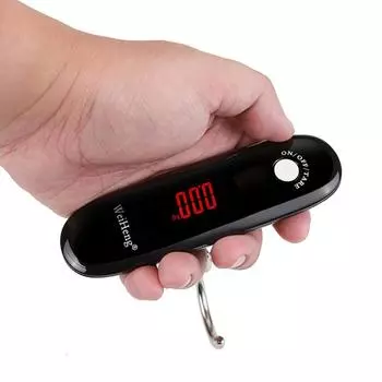 Весы для багажа с крючком, 50 кг, 10 г, качественные цифровые весы для багажа