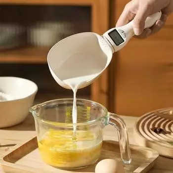 Весы для корма для домашних животных, весы для кормления домашних животных, цифровой дисплей, кухонные весы, ложка для взвешивания выпечки, ЖК-дисплей, электронная точная чашка белый