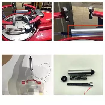 Весы для тяги ракетки 13,5*2,5*2,5 см, калибровка для бадминтона зелёный