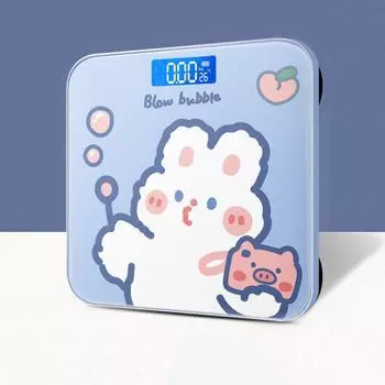 Весы для ванной комнаты с героями мультфильмов, точные электронные весы, Bascula, ЖК-дисплей, цифровые весы, вес тела, умные напольные весы C11