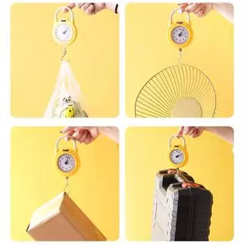 Весы с пружинным механизмом Портативные многофункциональные удобные небольшие электронные весы Home Express Small Carry с небольшими весами с крючковыми весами синий