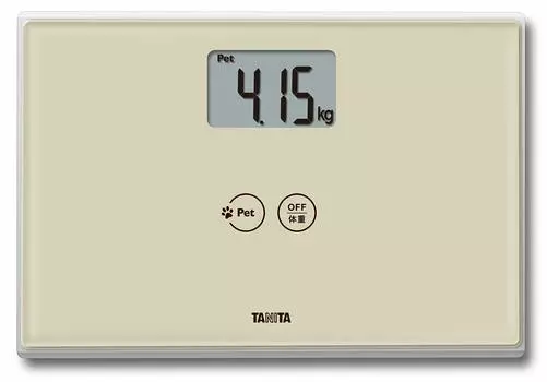 Весы Tanita CA-100A IV Возьмите своего питомца и взвесьте его. Цвет слоновой кости