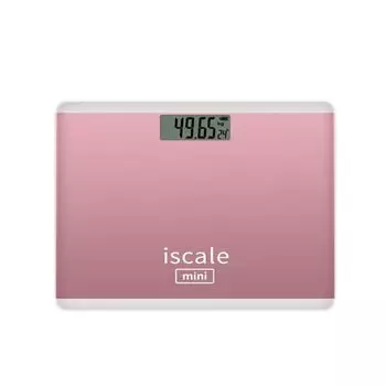 Весы тонкие простые цифровые компактные измерительные приборы для здоровья стильные розовые