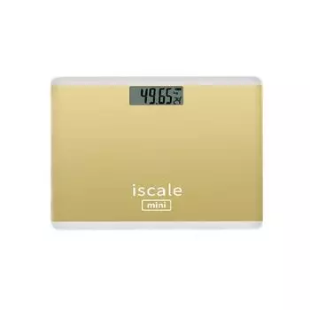 Весы тонкие простые цифровые компактные измерительные приборы для здоровья желтые