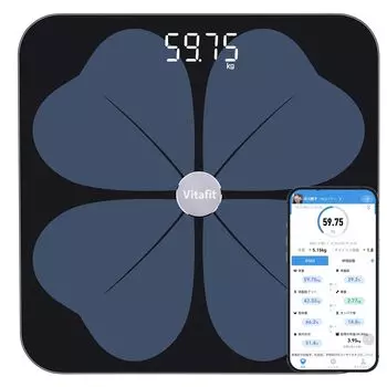 Весы Vitafit, подключенные к смартфону, измеритель состава тела, приложение ITO Fat Fat, японская инструкция по эксплуатации, батарейки в комплекте