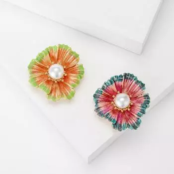 Ветер, брошь-цветок, универсальная маленькая свежая темпераментная одежда знаменитостей аксессуары