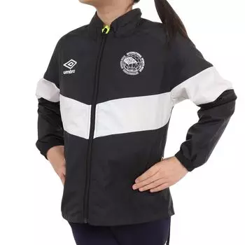 Ветер Первый Ветер Вода С Помощью Вставки Изменение Детский Дизайн Награда BLK 110 [Umbro] [СТАРТОВЫЙ ПАКЕТ] Куртка, Ветрозащитная, Водоотталкивающая, На молнии, Поддержка,