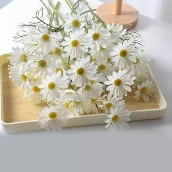 Ветка искусственного цветка со стеблем 5 вилок 5 головок для дома, свадьбы, вечеринки, цветочная композиция из искусственного шелка, цветочная композиция в помещении, на открытом воздухе, украшение для сада, реквизит для фотографий