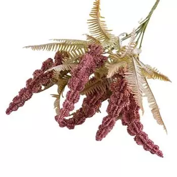 Ветка искусственного цветка со стеблем, зеленые листья папоротника, реалистичные многоразовые неувядающие украшения для дома, свадьбы, искусственного растения, фото, секс-одежда для взрослых розы красного