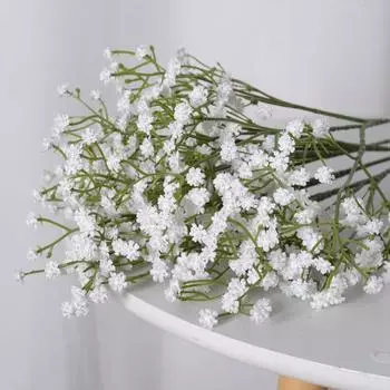 Ветка Пластиковые Искусственные Полные Небо Звезды Цветы Букет Несколько Цветов 52см Вечеринка Рождественская Свадьба Домашнее Декоративное Поддельное Растение