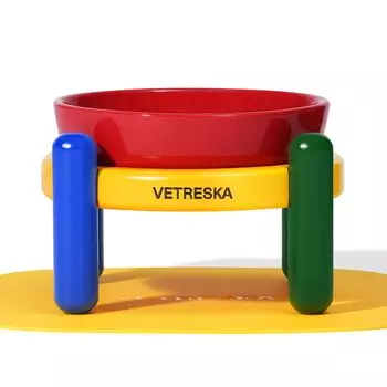VETRESKA Поилка для собак Поилка для собак Поилка для собак Поилка для собак Поилка для собак Поилка для кошек Керамическая миска для домашних животных с кормом для собак Корм для собак Корм для собак Стол M Тарелка, Миска, Вода, Подставка,