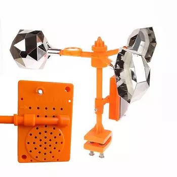 Ветроуправляемый, безвредный, вращающийся на 360 градусов, светоотражающий, визуальный отпугиватель птиц, отпугивающий голубей и дятлов