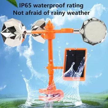 Ветроуправляемый, безвредный, вращающийся на 360 градусов, светоотражающий, визуальный отпугиватель птиц, отпугивающий голубей и дятлов