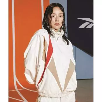 ВЕТРОВКА REEBOK VECTOR FLASH БЕЖЕВАЯ XS