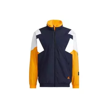 Ветровка Adidas Essentials с контрастным мини-логотипом Мужские куртки разноцветные HE7473 M