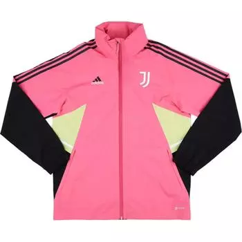 Ветровка Adidas Juventus 2022-23 сезона Player Edition с боковыми полосками, цветной ретро-воротник-стойка, модная универсальная HS7566 L