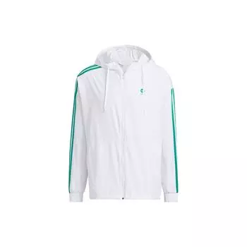 Ветровка Adidas Neo Essentials с тремя полосками и цветными блоками, верхняя одежда унисекс, белая IA4963 L
