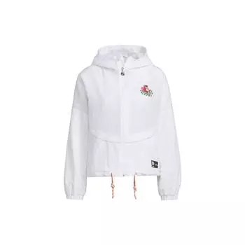 Ветровка Adidas Neo Xlotso с мультяшным принтом, женские куртки белого цвета IP4017 L