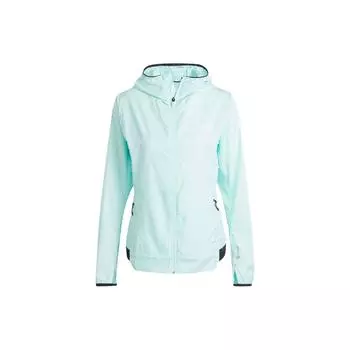 Ветровка Adidas Xperior Windweave с однотонным логотипом для спорта на открытом воздухе и бега по пересеченной местности, женские куртки, синий HZ5317 S