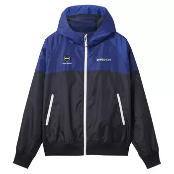 Ветровка Descente Back Mesh с двухцветной ветрозащитой и водоотталкивающими свойствами для тренировок BLNV L [Move Sports]