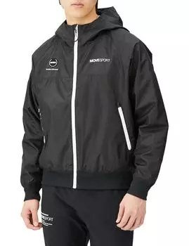Ветровка Descente Back Mesh с двухцветной ветрозащитой и водоотталкивающей отделкой для тренировок BK S [Move Sports] (DMMXJF11)