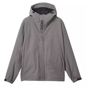 Ветровка Descente HEATNAVI нейлоновая толстовка с капюшоном на молнии с водоотталкивающим эффектом для тренировок GY [Move Sports]