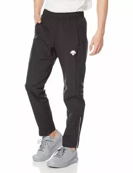 Ветровка Длинные брюки Team One Point Ветрозащитная Прочная Водоотталкивающая Эластичная Влагоотталкивающая Дышащая Светоотражающая BK XB [DESCENTE]