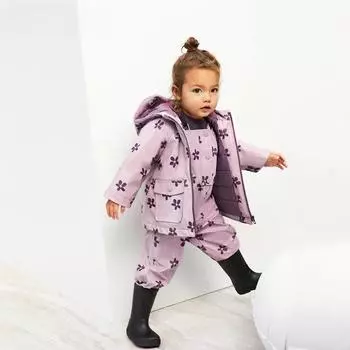 Ветровка из бархата для девочек Malwee - модная куртка для детей на осень/зиму 120 cm