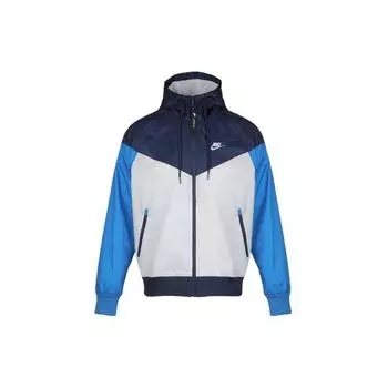 Ветровка Nike Colorblock с воздухопроницаемыми мужскими топами небесно-синего цвета AR2192-122 XXXXL