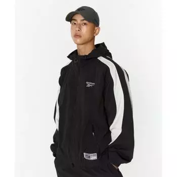 Ветровка Reebok Stretch с капюшоном, черная S