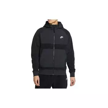 Ветровка с капюшоном Nike Colorblock, мужская верхняя одежда, черный DJ4139-010 M