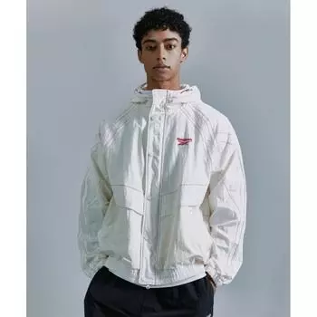 Ветровка с капюшоном Reebok Rival Ripstop белая L
